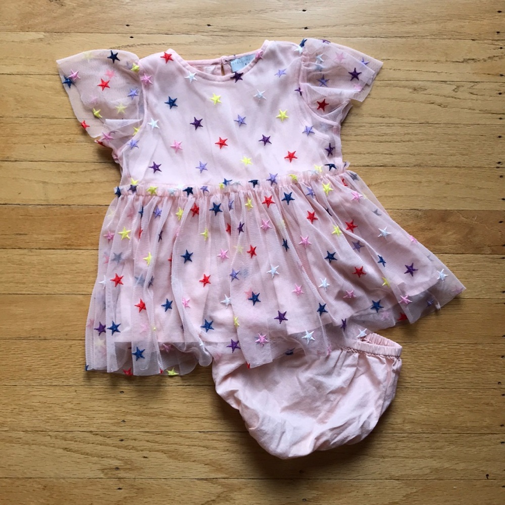 Stella McCartney multicolor tulle dress 6 months